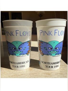 Pink Floy Division Bell 1994 North American tour glasses